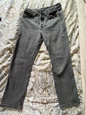 Levi's Gray Denim Button Up 501 Jeans